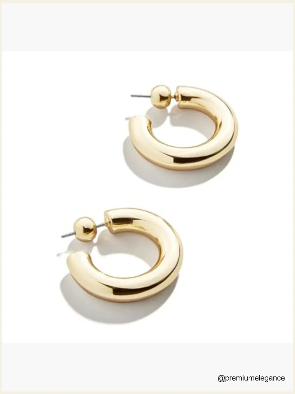 14K Gold Plated Hypoallergenic Hoop Earrings